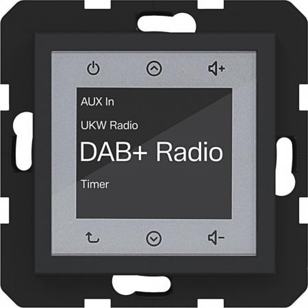Hager Radio Touch DAB+ A.x/C.x schwarz matt