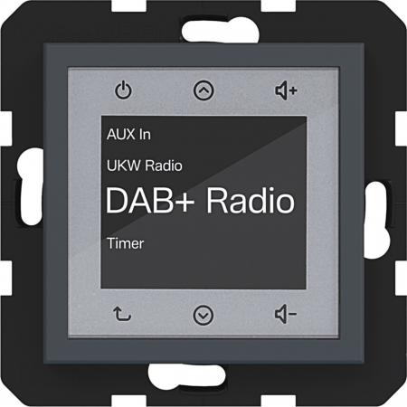 Hager Radio Touch DAB+ A.x/C.x anthrazit matt