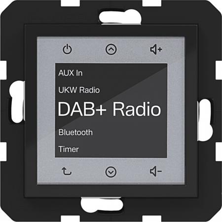 Hager Radio Touch DAB+ BT A.x/C.x schwarz gl