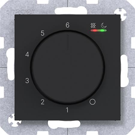 Hager Temp.regler 230V/15W H/Kühl A.x/C.x sw m