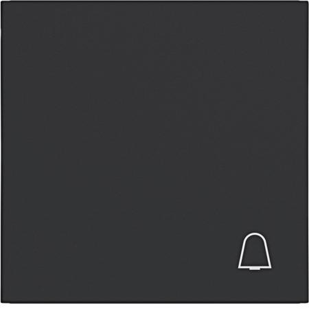 Hager WI 1f Aufdr. Klingel Ax/Cx schwarz matt