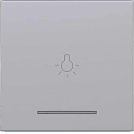 Hager WI 1f Aufdr. Licht Ax/Cx titan met lack