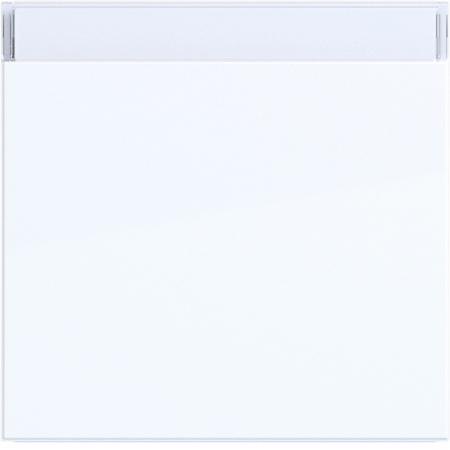 Hager Wip. 1f. Beschr.feld Ax/Cx lichtweiß gl