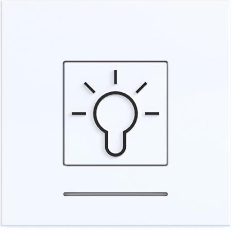 Hager WI 1f Symb. Licht kl. L. Ax/Cx liweiß gl