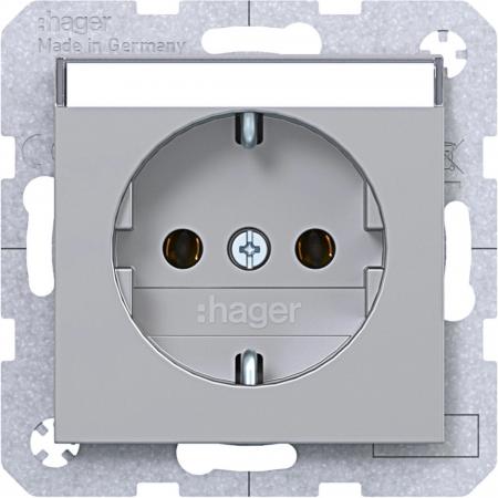Hager Std. SCHUKO BF SK Ax/Cx titan met lack