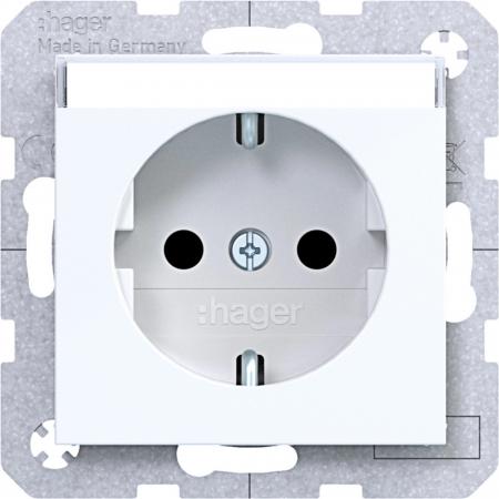 Hager SD SCHUKO BF erh. BS SK Ax/Cx liweiß gl