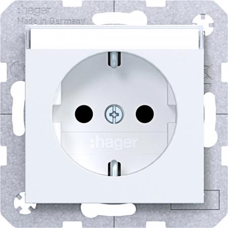 Hager Std. SCHUKO BF erh. BS SK Ax/Cx liwß mt