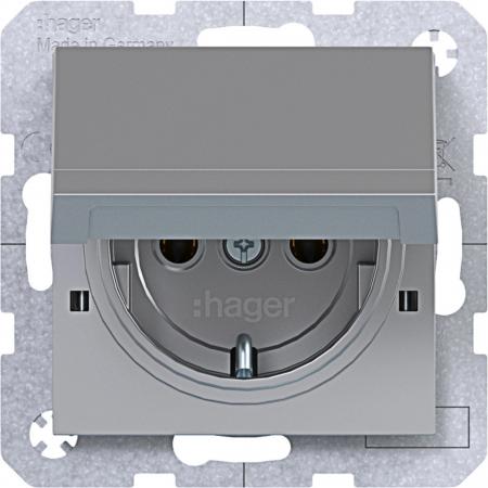 Hager SD SCHUKO KLD Ax/Cx titan met lack