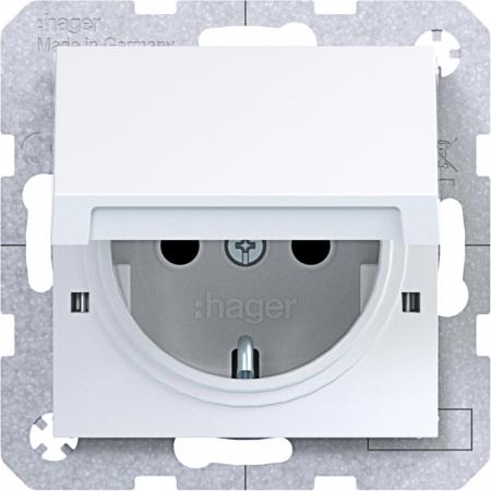 Hager SD SCHUKO KLD EHBS Ax/Cx lichtweiß glänz