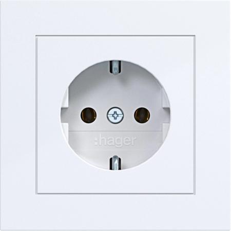 Hager Std. SCHUKO Abd.pl. St.-kl. A.1 liwß gl