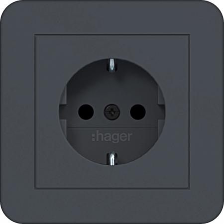 Hager SD SCHUKO ADP erh. BS SK C1 ant mt lack