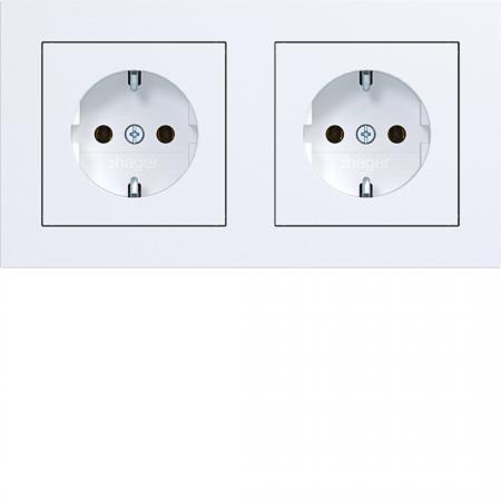 Hager Std. SCHUKO 2f m. RA verdr. A.1 liwß mt