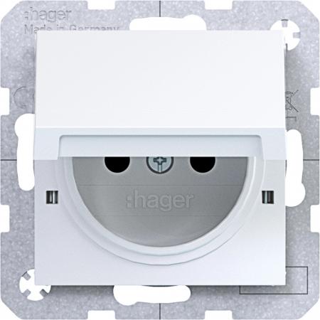 Hager SD Sch.kt.st. u. KLD EHBS Ax/Cx lweiß gl