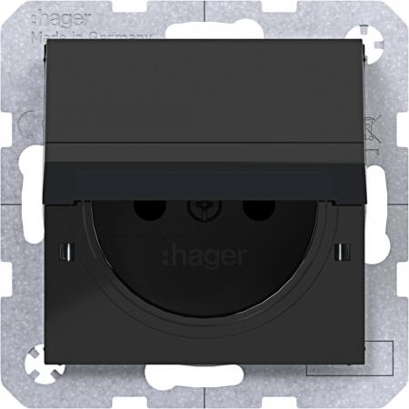 Hager SD Sch.kt.st. u. KLD EHBS Ax/Cx sw gl