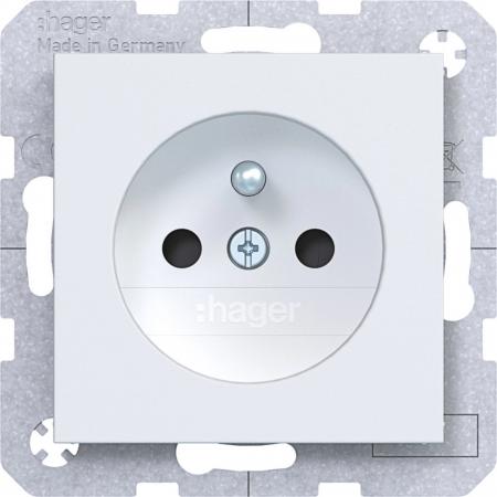 Hager Std. m. Schutzk.st. EHBS Ax/Cx liweiß mt