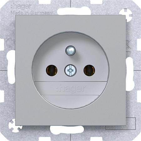 Hager Std. m. Schutzk.st. Ax/Cx titan mt lack