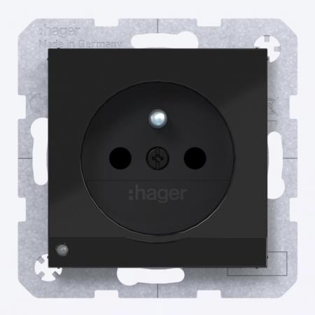 Hager STD SKT LED-O.Li EHBS SLKL Ax/Cx sw gl