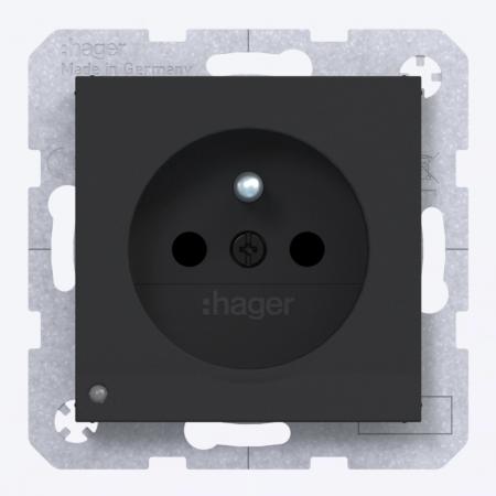 Hager STD SKT LED-O.Li EHBS SLKL Ax/Cx sw matt
