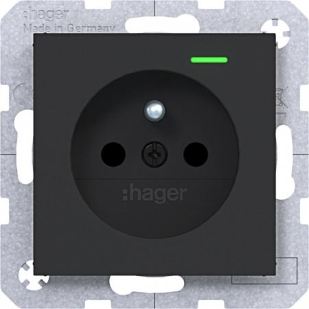 Hager SD Sch.kt.st. u. LED EHBS Ax/Cx sw matt