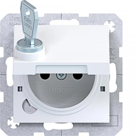 Hager SD Sch.kt.st. u. KLD EHBS Ax/Cx lweiß gl