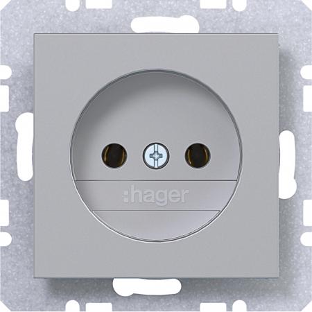 Hager Std. o. Schutzk. Ax/Cx titan met lack