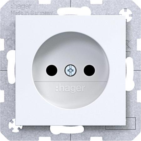 Hager Std. o. Schutzk. erh. BS Ax/Cx liweiß gl