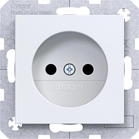 Hager Std. o. Schutzk. erh. BS Ax/Cx liweiß mt