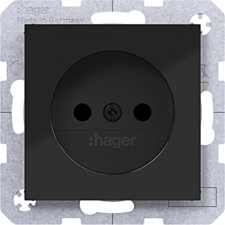Hager Std. o. Schutzk. erh. BS Ax/Cx sw gl
