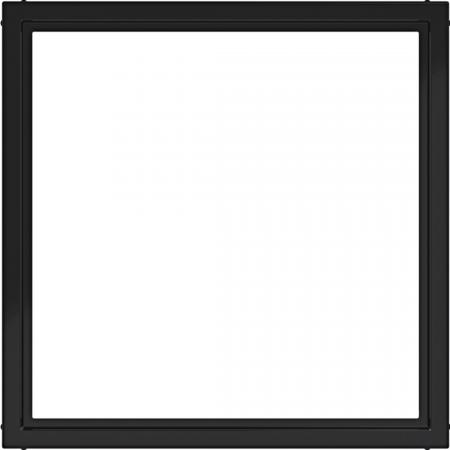 Hager Z.-ring f. ZS/ZPL 50x50 Ax/Cx schwarz gl
