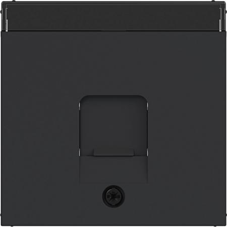 Hager ZS Staub. 1f f. KeySt BF A.x/C.x sw matt