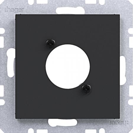 Hager ZS f. XLR D A.x/C.x sw matt