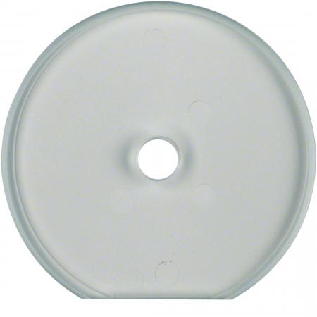 Hager Glas-Endplatte Schalter Serie Glas klar