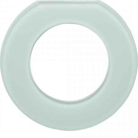 Hager Glasendrahmen 1-fach, Serie Glas, polarweiß