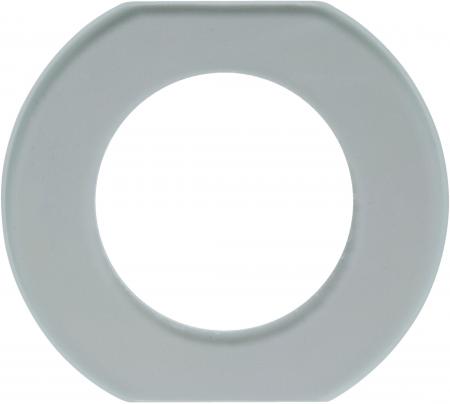 Hager Glasmittelrahmen 1fach Serie Glas klar