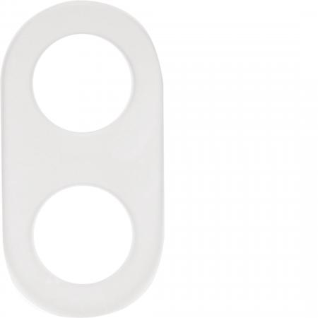 Hager Serie Glas, Rahmen 2fach f. HWM