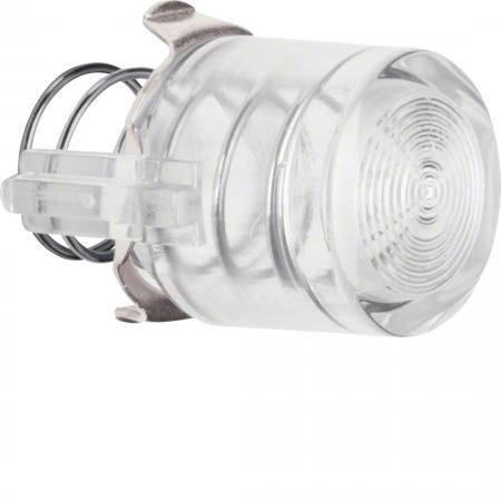 Hager Tasterknopf f Druckt. E10 1930/Glas klar