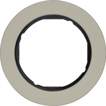 Hager Rahmen 1fach R.Classic E-Stahl schw