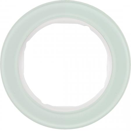 Hager Rahmen 1fach R.Classic Glas pw
