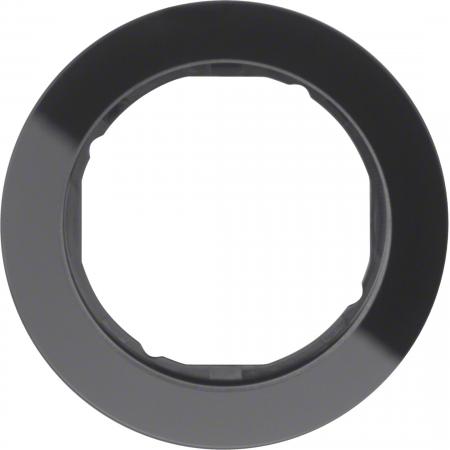 Hager Rahmen 1fach R.Classic Glas schw