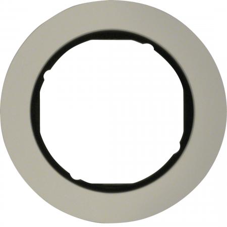 Hager Rahmen 1fach R.Classic Alu schw