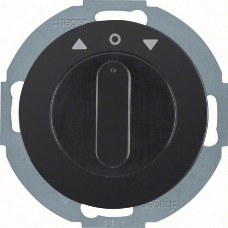 Hager Jal-Drehsch,2p ,Z-St, R.Classic, schwarz