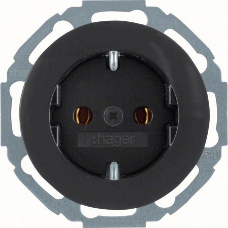 Hager Steckdose SCHUKO Serie R.classic sw