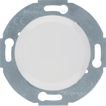 Hager Blindverschluss mit ZS 1930/Glas pweiß