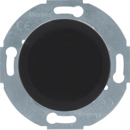 Hager Blindverschluss mit ZS 1930/Glas schwarz