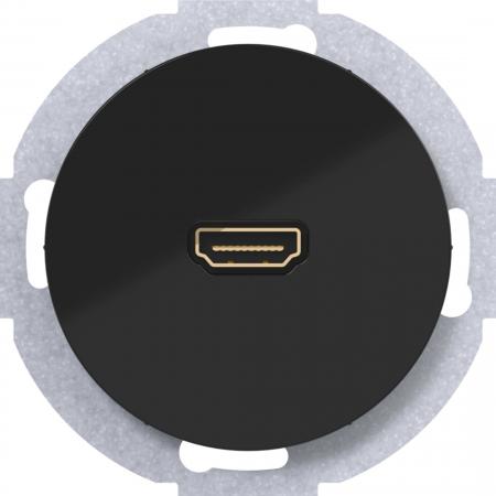 Hager HDMI Steckdose m 90° Stcka. R.Cl sw