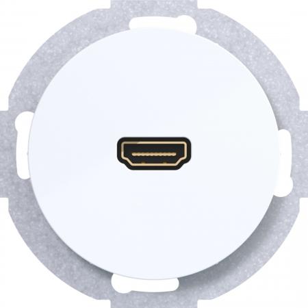 Hager HDMI Steckdose m 90° Stcka. R.Cl pw