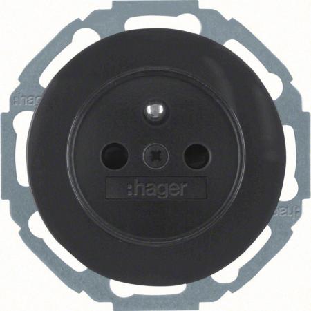 Hager Steckdose m SK-Stift erh BS R.Classic sw