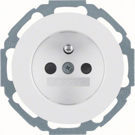 Hager Steckdose m SK-Stift erh BS R.Classic pw