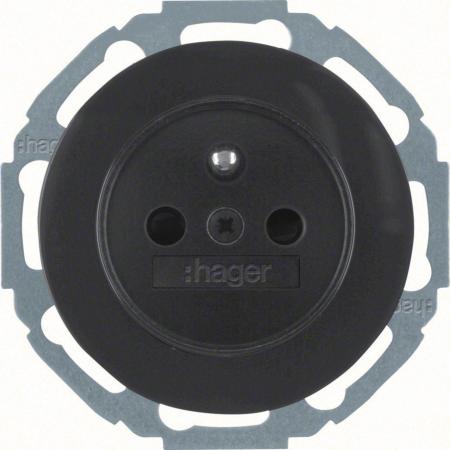 Hager Steckdose m SK-Stift erh BS R.Classic sw