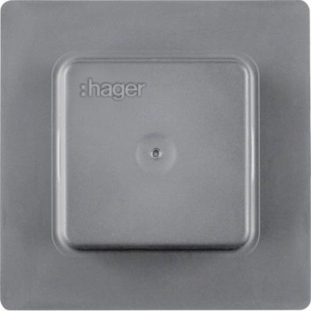 Hager Schutzhaube für SCHUKO und Schalter grau
